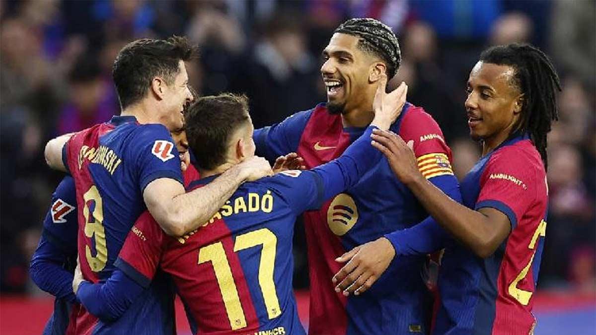 La Liga: Barca leap to top spot with 2-1 win over Real Sociedad