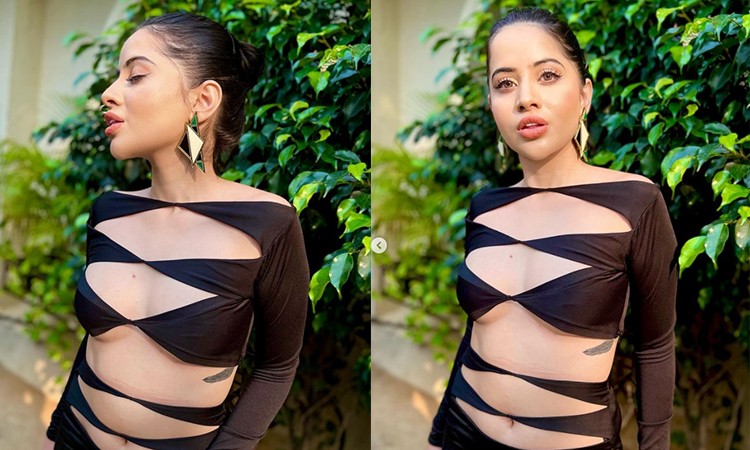 Urfi Javed makes head turn in Kendall Jenner-inspired cut out dress